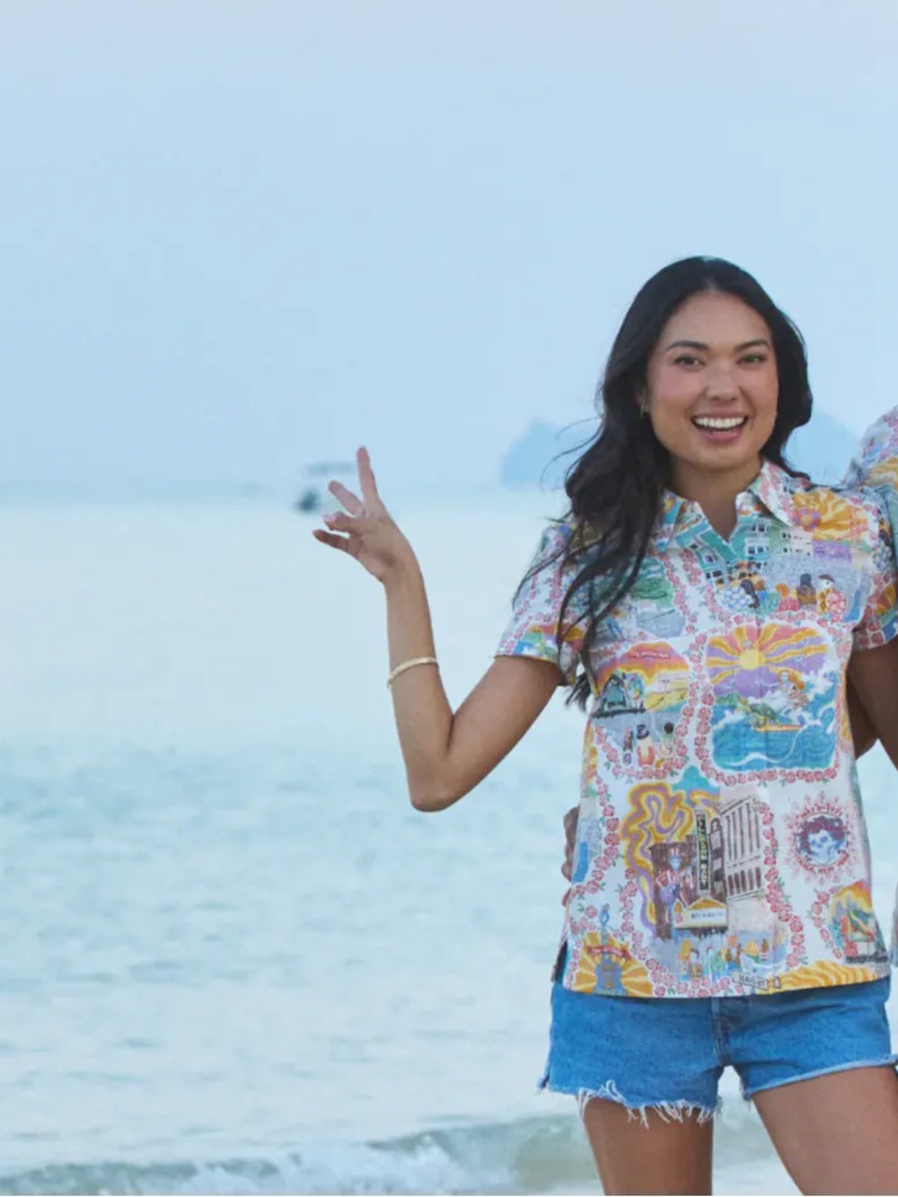 reyn spooner Grateful Dead xl Multicolor Printed Button-Down Top